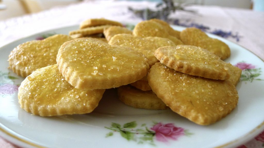 Linecké srdiečka na spôsob Petits sablés `a la lavande